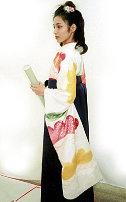 卒業式の袴の画像